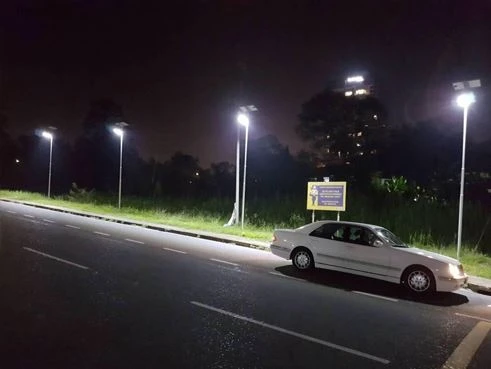 50W All In Two Lithium Solar Street Lights